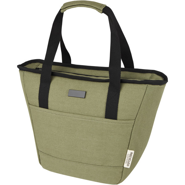 Sac-repas isotherme Joey de 6 L en toile recyclée GRS pour 9 canettes - Olive