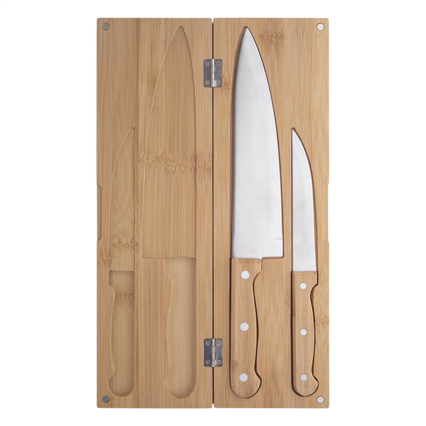 Bamboo Knife Set Sanjo