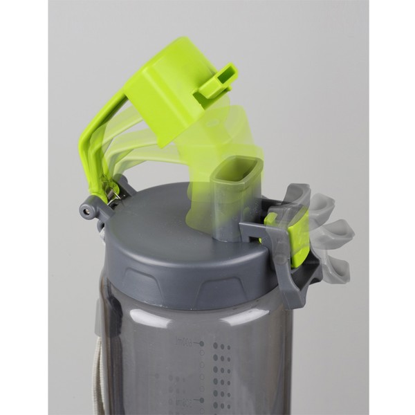 700 ml Feelsogood water bottle - Green / Grey