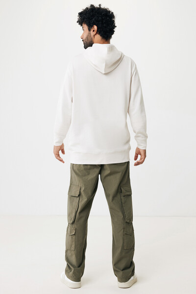 Sweat à capuche avec poches latérales IQONIQ Yengo - Ivory White / XS