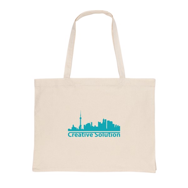 Impact AWARE™ Recycled cotton shopper 145g - White