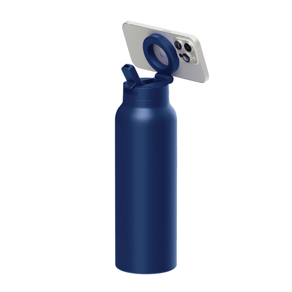 Gourde 710ml avec support magnetique  RINGO Pro MagSafe® - Bleu
