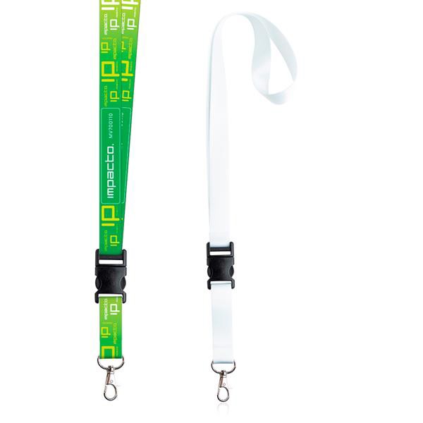 Lanyard Com Mosquetão E Fivela Clic-Clac - 20Mm