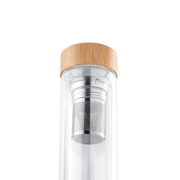 PS - MAKAROVA. Borosilicate glass bottle with infusers 490 mL