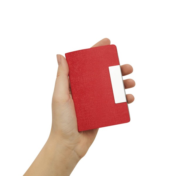 Business Card Holder Atlas - Red