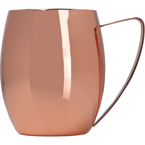 CrisMa stainless steel mug, 400ml WALDEMAR - Copper