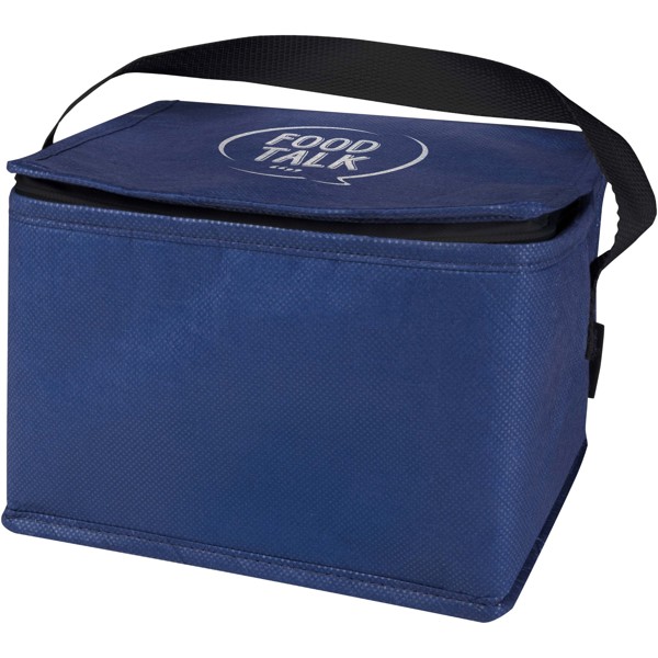 Sac isotherme Spectrum non tissé recyclé GRS de 4L pour 6 canettes - Bleu royal