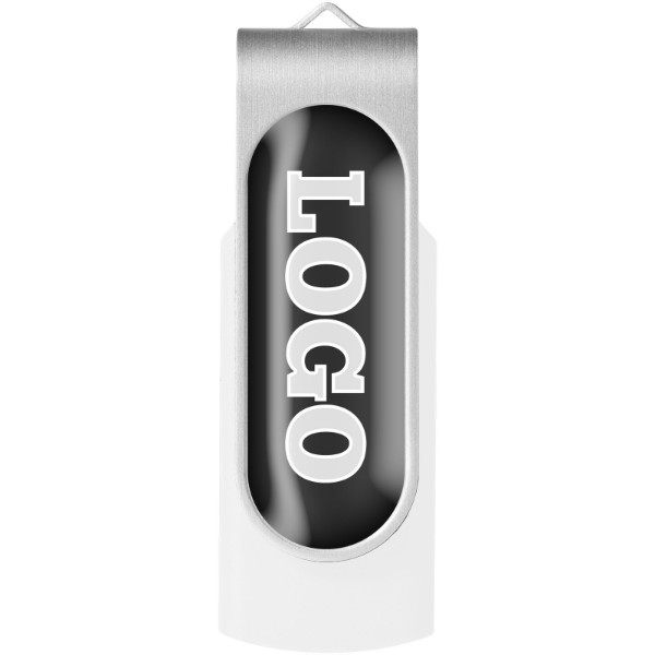 Rotate Doming USB-Stick - weiss / 32GB
