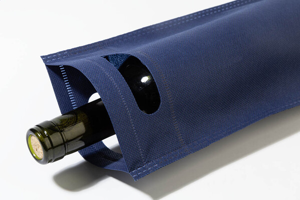 Sac cadeau bouteille de vin Mosel - Bleu Foncé