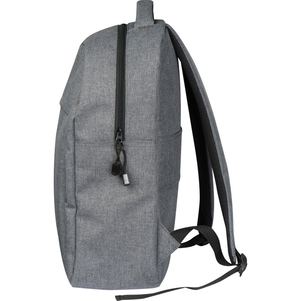 Grey backpack LUKE - Silvergrey