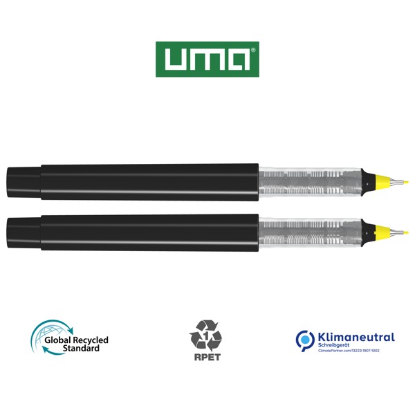 RECYCLED PET PEN PRO FL - YELLOW