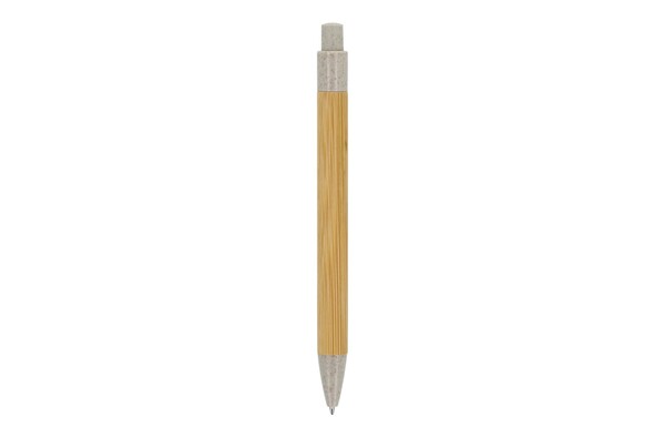 Ball pen bamboo with wheatstraw - Grey