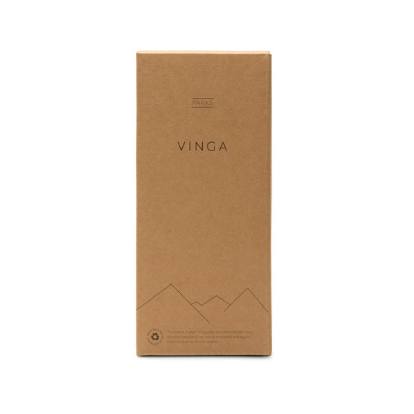 VINGA Bouteille 400ml en acier inoxydable RCS Parks - Bleu Marine