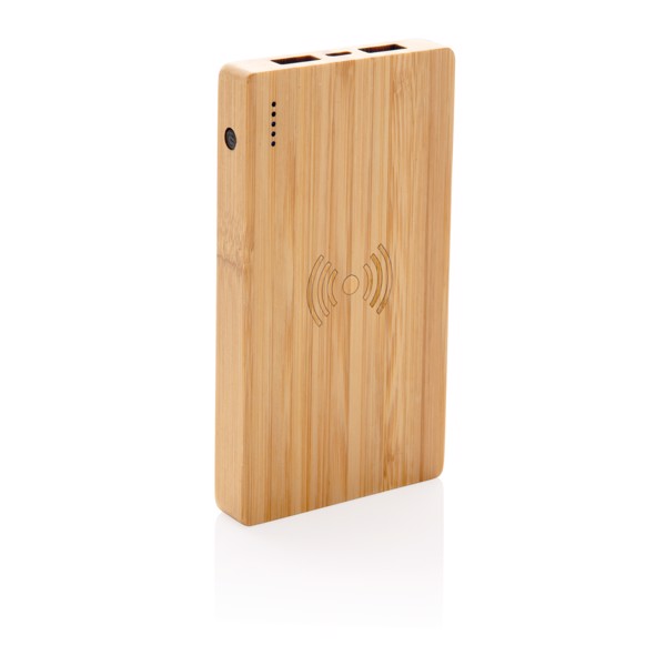 XD - Bamboo 4.000 mAh wireless 5W Powerbank