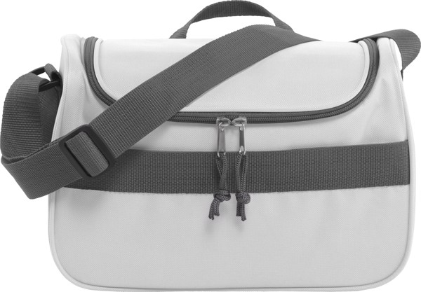 Polyester (600D) cooler bag - White