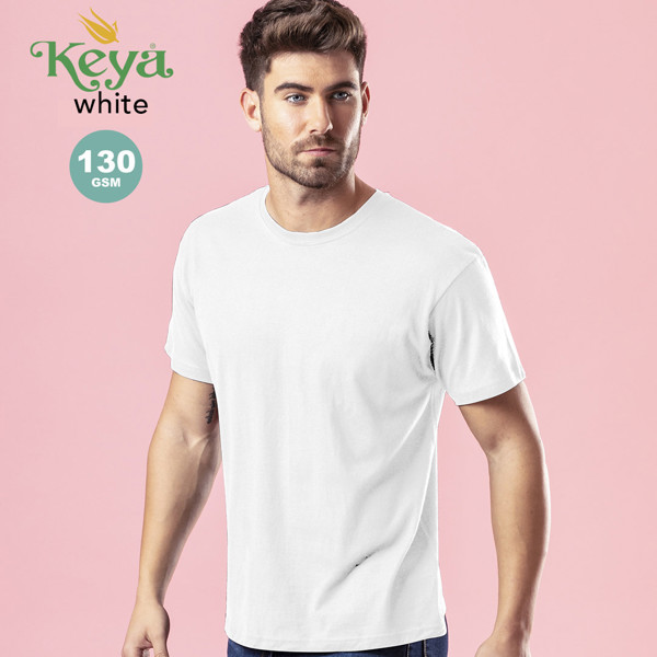 Camiseta Adulto Blanca "keya" MC130 - Blanco / L