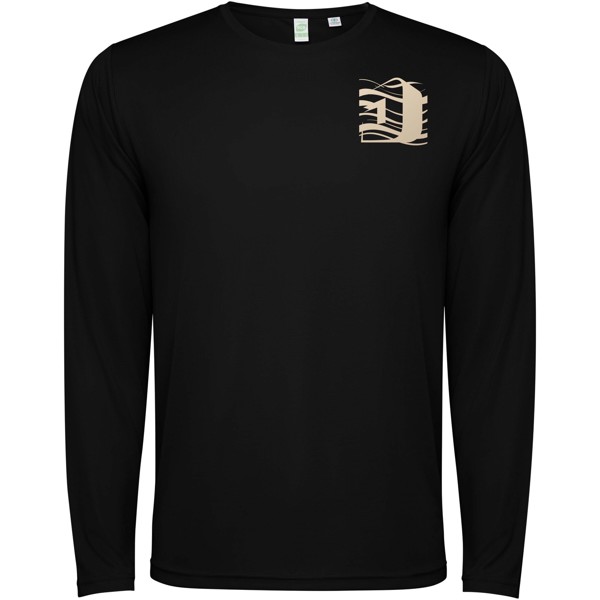 T-shirt a maniche lunghe unisex Estoril - Nero / S