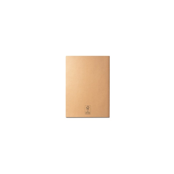ALCOTT A6. Bloco de notas com capa em cartão (250 g/m²) e páginas lisas
