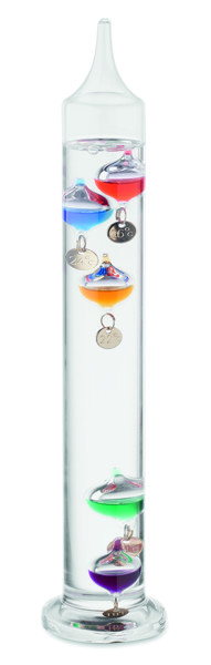 Galileo thermometer glass 28cm