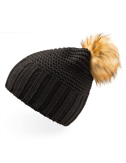 Monte Bianco Beanie - Black / Beige / One Size