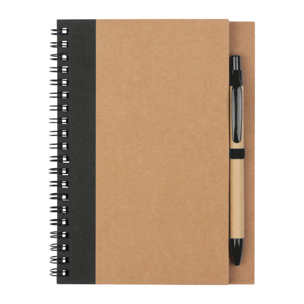Spiral A5 Notebook Ravenna - Black