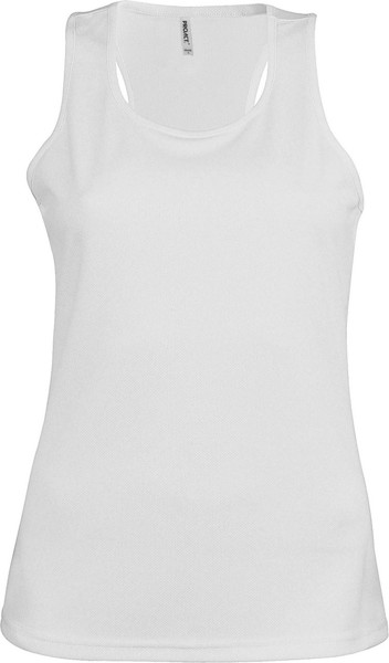 Ladies' Sports Vest - White / XL