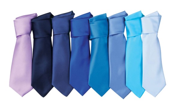 Satenska kravata 'Colours Collection' - Black
