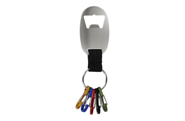 Porte-clés décapsuleur - Argent