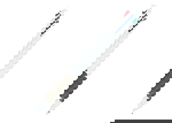 4 Colour pen with grip - White / Black