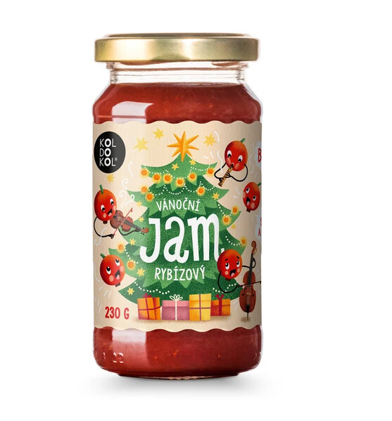 JAM vianočný í 230g (červená ríbezľa)