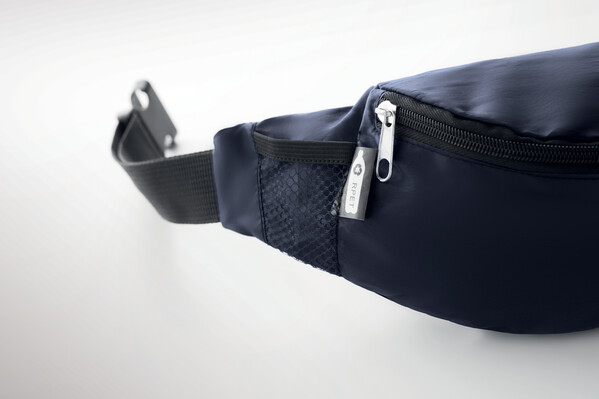 Sac banane en RPET 210D Parkpet - Bleu Marine