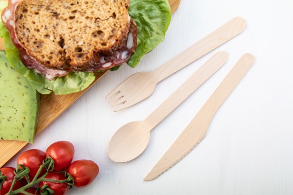 Wooden Cutlery Woolly, Knife - Natural