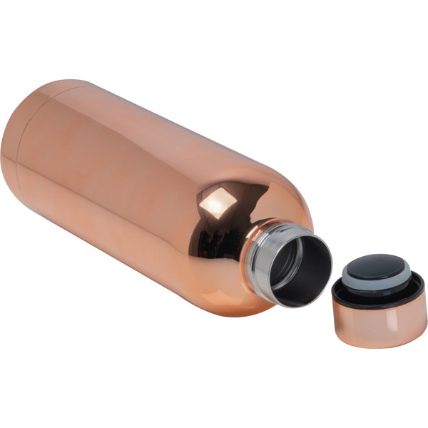 Vacuum stainless steel drinking bottle, 500ml SILVIA - Copper