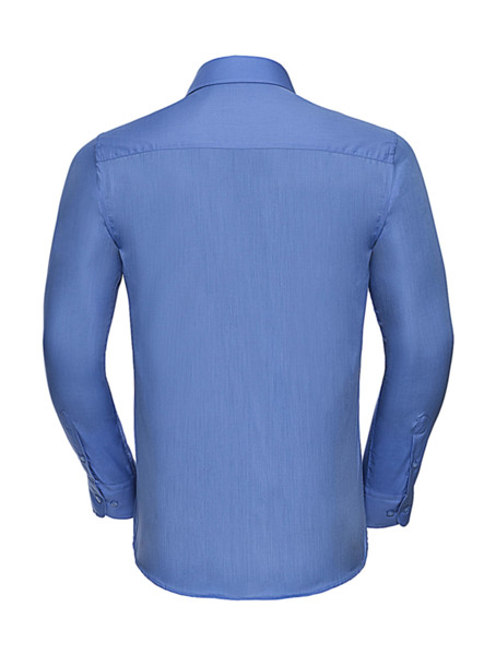 Tailored Poplin ShirtLS - White / 3XL