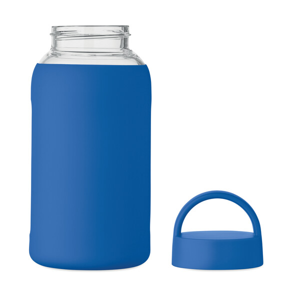 Bouteille verre borosilicate Boris - Bleu Royal