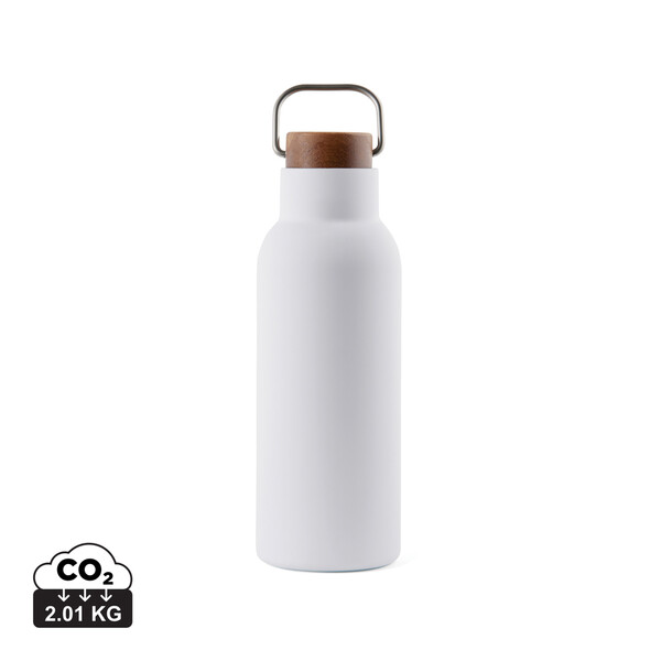 VINGA Ciro RCS gerecycled RVS vacuümfles 580ML - Wit