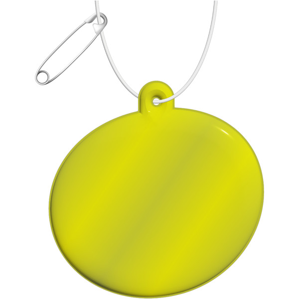 Pendente refletor de TPU oval RFX™ - Amarelo neón