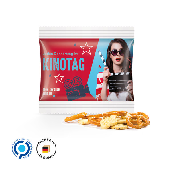 Snack Miditüte, Weiß / Knabber Mix, 10 G / 10G / Folie, Weiß