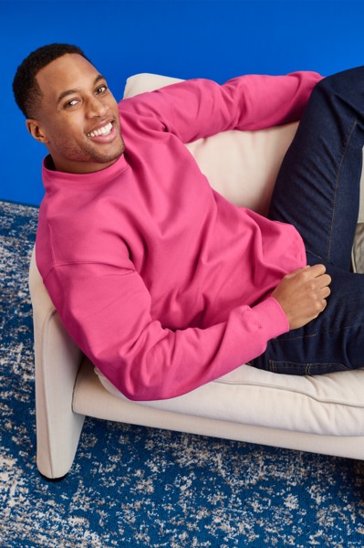 Softstyle™ Midweight Fleece Adult Crewneck - White / 4XL