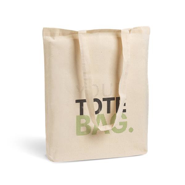 Sac Avec Base Soufflet 100% Coton 140G
