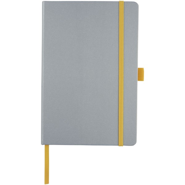 Meyla A5 colourful hard cover notebook - Silver