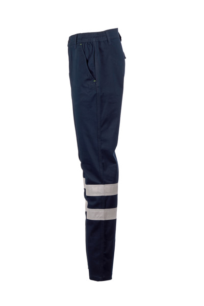 Calças de Trabalho - Engine Stretch Reflex - Azul-marinho 