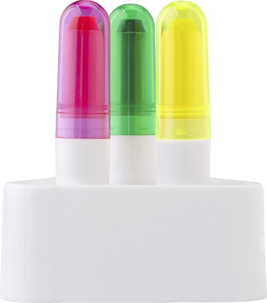 Set of three gel markers