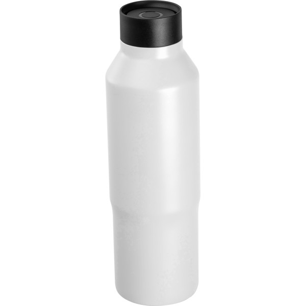 CrisMa vacuum stainless steel drinking bottle, 600ml PENNY - White