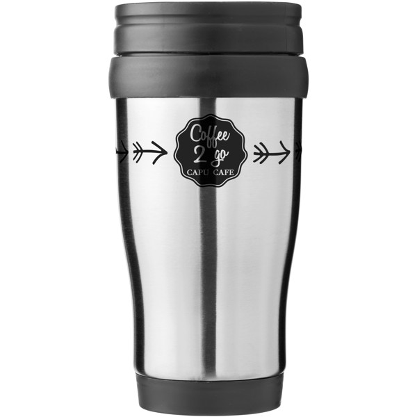 Sanibel 400 ml insulated mug - Silver / Grey