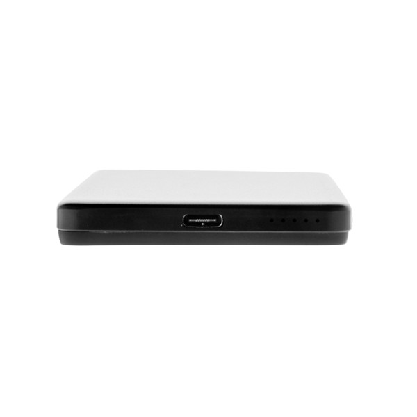 Magnetická powerbanka Orion 5000mAh 5W z RCS hliníku - Černá