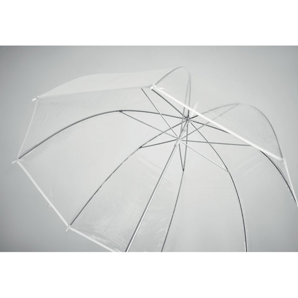 23 inch transparent umbrella Gota - White