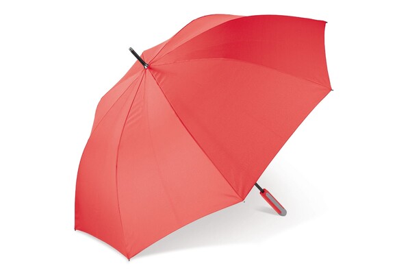 Auto open stick umbrella, 1140 mm, fibreglass - Red