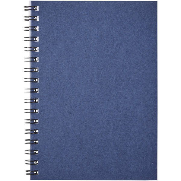 Carnet de notes à spirales Desk-Mate ® A6 coloré - Bleu foncé