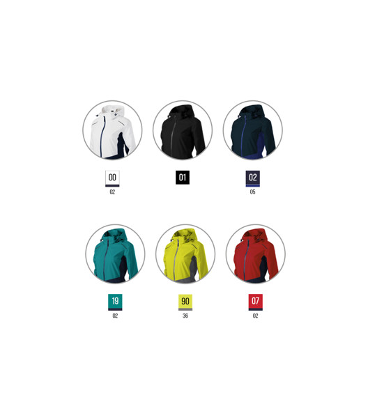 Bunda Dámska Malfini® Rainbow - Biela / M